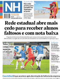 Capa do jornal Jornal NH 06/02/2023