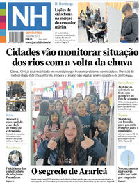Capa do jornal Jornal NH 06/07/2023