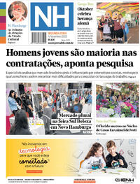 Capa do jornal Jornal NH 06/11/2023