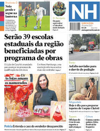 Capa do jornal Jornal NH 08/06/2023