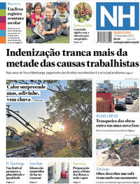 Capa do jornal Jornal NH 08/11/2023
