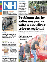 Capa do jornal Jornal NH 09/05/2023