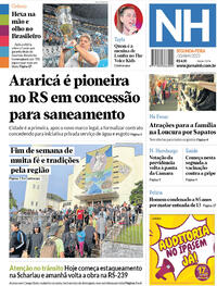 Capa do jornal Jornal NH 10/04/2023