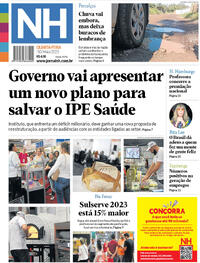 Capa do jornal Jornal NH 10/05/2023