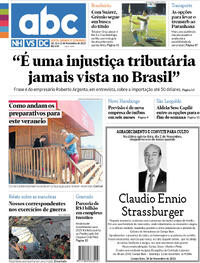 Capa do jornal Jornal NH 10/11/2023
