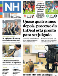 Capa do jornal Jornal NH 11/05/2023