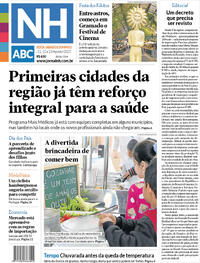 Capa do jornal Jornal NH 11/08/2023