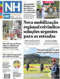 Capa do jornal Jornal NH 12/05/2023