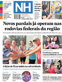 Capa do jornal Jornal NH 12/09/2023
