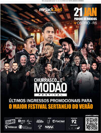 Capa do jornal Jornal NH 13/01/2023