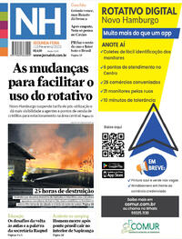 Capa do jornal Jornal NH 13/02/2023