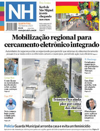 Capa do jornal Jornal NH 13/09/2023