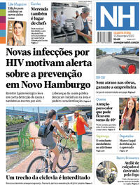 Capa do jornal Jornal NH 13/12/2023
