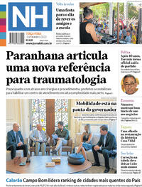 Capa do jornal Jornal NH 14/02/2023
