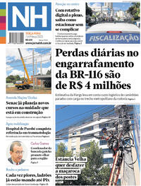 Capa do jornal Jornal NH 14/03/2023