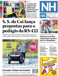 Capa do jornal Jornal NH 14/04/2023