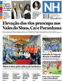 Capa do jornal Jornal NH 14/09/2023