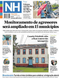 Capa do jornal Jornal NH 14/11/2023