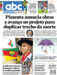 Capa do jornal Jornal NH 15/09/2023