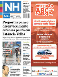 Capa do jornal Jornal NH 16/06/2023