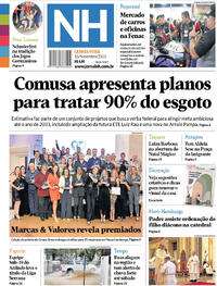 Capa do jornal Jornal NH 16/11/2023