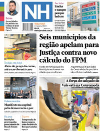 Capa do jornal Jornal NH 17/01/2023