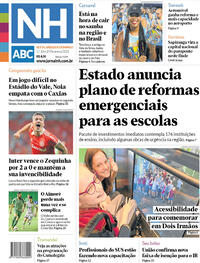 Capa do jornal Jornal NH 17/02/2023
