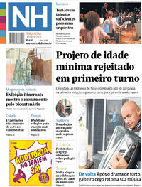 Capa do jornal Jornal NH 18/04/2023