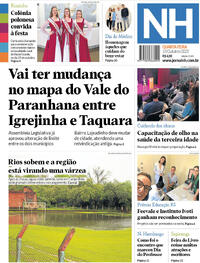 Capa do jornal Jornal NH 18/10/2023