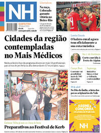 Capa do jornal Jornal NH 19/04/2023