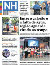 Capa do jornal Jornal NH 19/12/2023