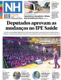 Capa do jornal Jornal NH 21/06/2023