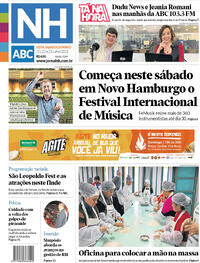 Capa do jornal Jornal NH 21/07/2023