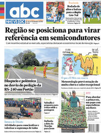Capa do jornal Jornal NH 22/09/2023