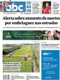 Capa do jornal Jornal NH 22/12/2023
