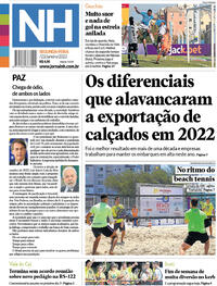 Capa do jornal Jornal NH 23/01/2023