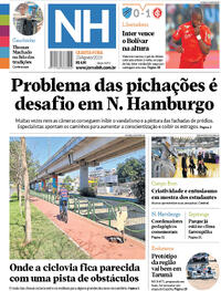Capa do jornal Jornal NH 23/08/2023