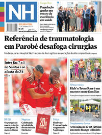 Capa do jornal Jornal NH 23/10/2023