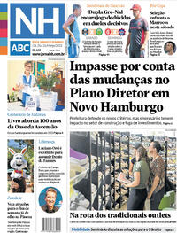 Capa do jornal Jornal NH 24/03/2023