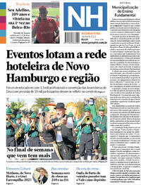 Capa do jornal Jornal NH 24/04/2023