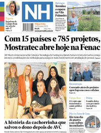 Capa do jornal Jornal NH 24/10/2023