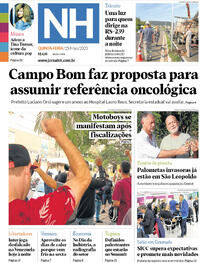 Capa do jornal Jornal NH 25/05/2023