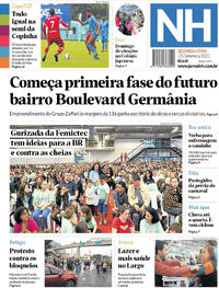 Capa do jornal Jornal NH 25/09/2023