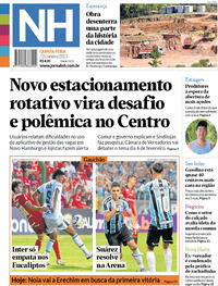 Capa do jornal Jornal NH 26/01/2023
