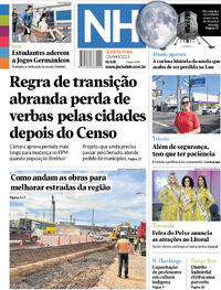Capa do jornal Jornal NH 26/04/2023