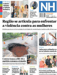 Capa do jornal Jornal NH 26/07/2023