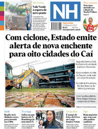 Capa do jornal Jornal NH 26/09/2023