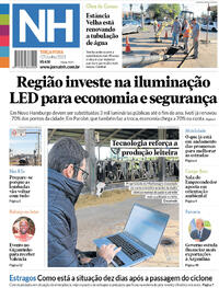 Capa do jornal Jornal NH 27/06/2023