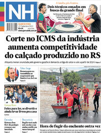 Capa do jornal Jornal NH 27/09/2023