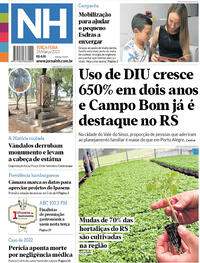 Capa do jornal Jornal NH 28/03/2023